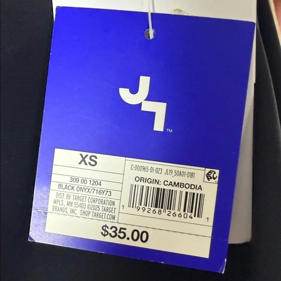 JoyLab™ Women's High-Rise Contrast Piped 7/8 Leggings - Black/Tan XS & XXL - Picture 11 of 12